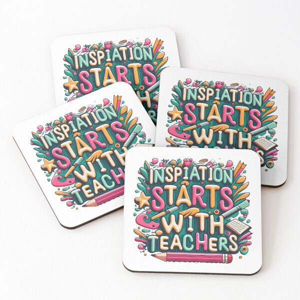 Item preview, teacher quote t-shirt logo funny Inspiration start with teacher 3. designed and sold by KAMESUN.