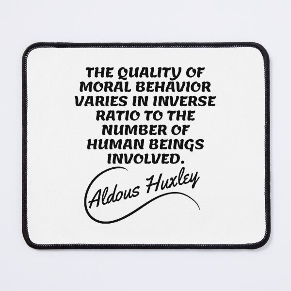 Item preview, Aldous Huxley Quotes -  Behavior Aesthetic Quotes 2 designed and sold by Writer Quotes.
