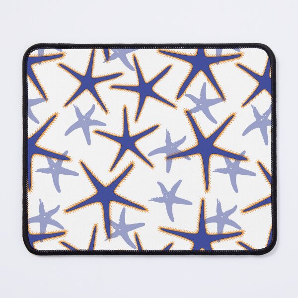 Item preview, Royal Starfish Blue Sea Star Pattern designed and sold by HotHibiscus.