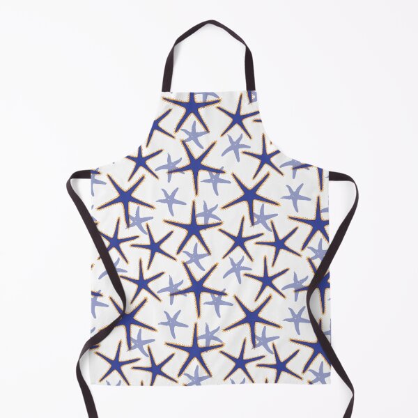 Item preview, Royal Starfish Blue Sea Star Pattern designed and sold by HotHibiscus.
