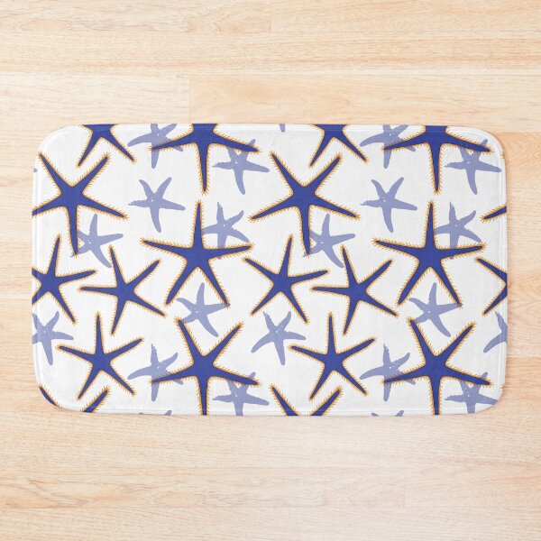 Item preview, Royal Starfish Blue Sea Star Pattern designed and sold by HotHibiscus.