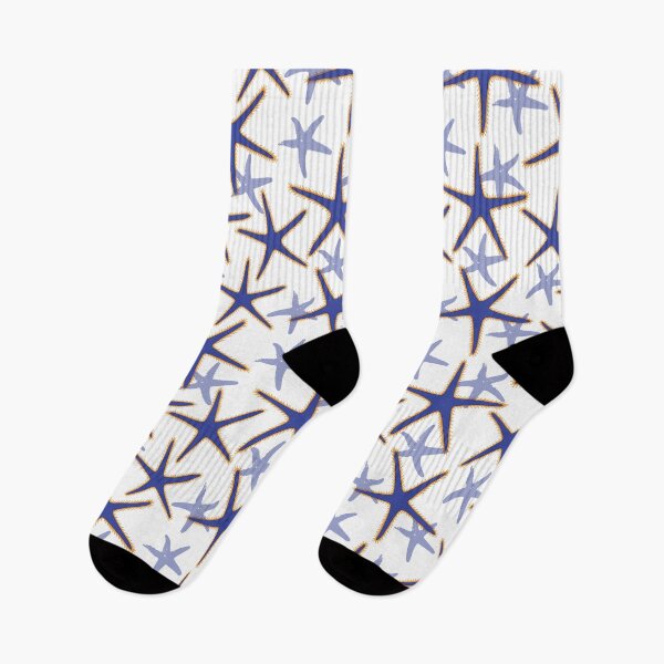 Item preview, Royal Starfish Blue Sea Star Pattern designed and sold by HotHibiscus.