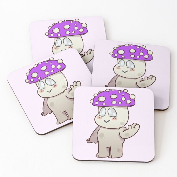 Item preview, purple mushroom friend designed and sold by Ace Scribbles.
