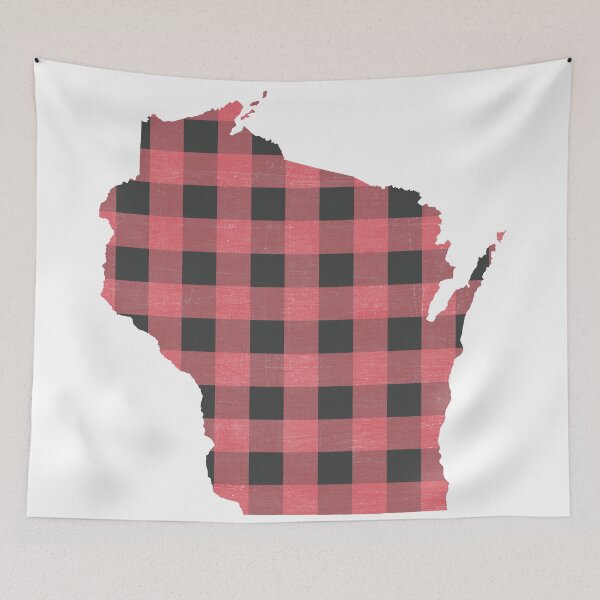 Item preview, Wisconsin Plaid in Coral designed and sold by Maren Misner.
