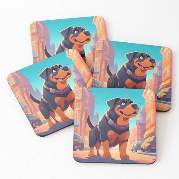 Item preview, Paisaje Urbano Rottweiler designed and sold by purrfect pattern.