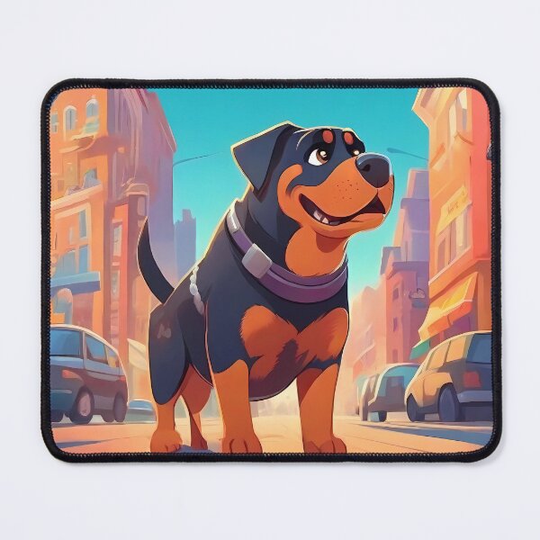 Item preview, Rottweiler Urban Landscape designed and sold by purrfect pattern.