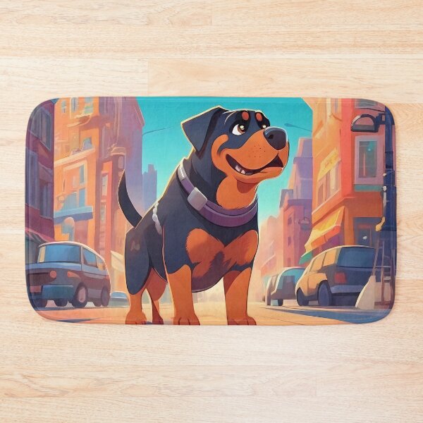 Item preview, Rottweiler Urban Landscape designed and sold by purrfect pattern.