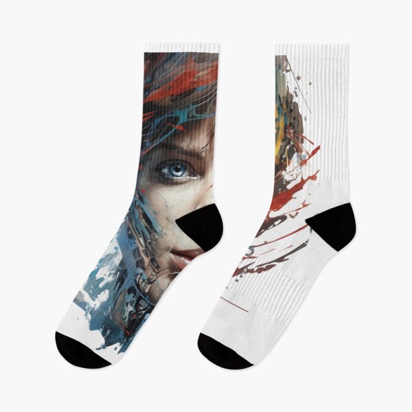 Item preview, "Katniss: Determination in Cinematic Synth-Wave" designed and sold by ChamounVisual.