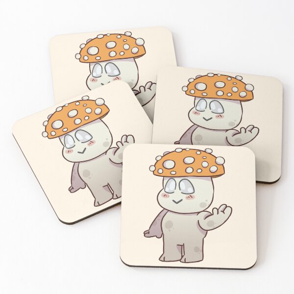 Item preview, orange mushroom friend designed and sold by Ace Scribbles.