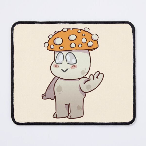 Item preview, orange mushroom friend designed and sold by Ace Scribbles.