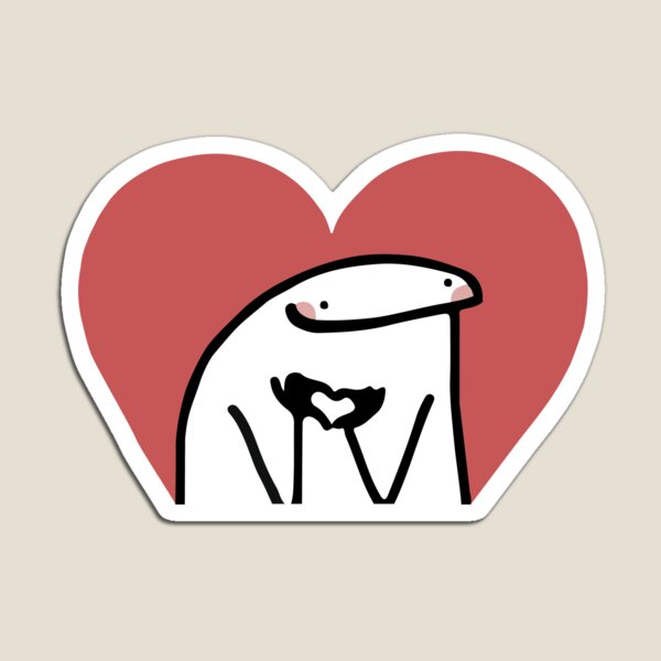 Set stickers flork meme Love 1 | Magnet