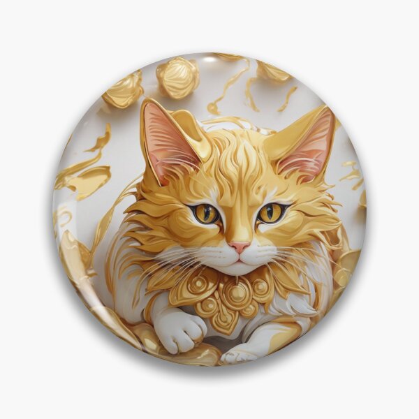 Item preview, Gold Cat 18 designed and sold by ThanaDesign.