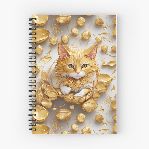 Item preview, Gold Cat 18 designed and sold by ThanaDesign.