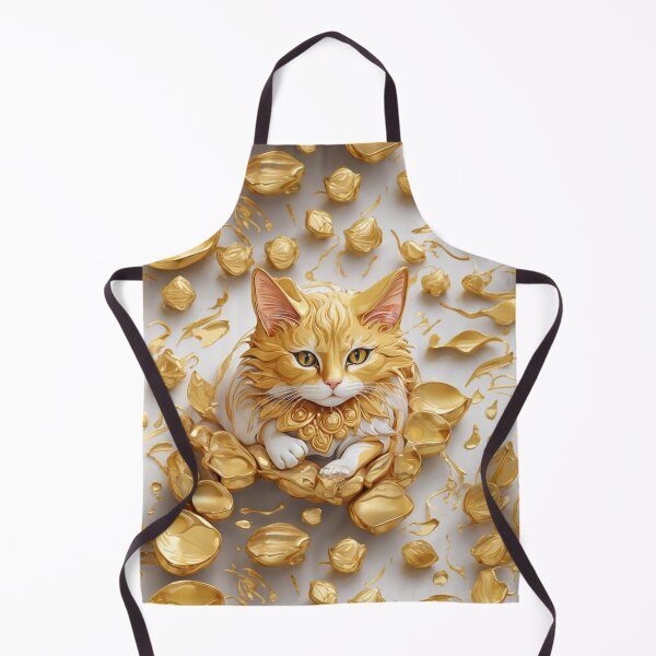 Item preview, Gold Cat 18 designed and sold by ThanaDesign.