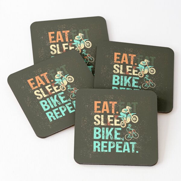 Item preview, Eat Sleep Bike Repeat designed and sold by StackedPixels.