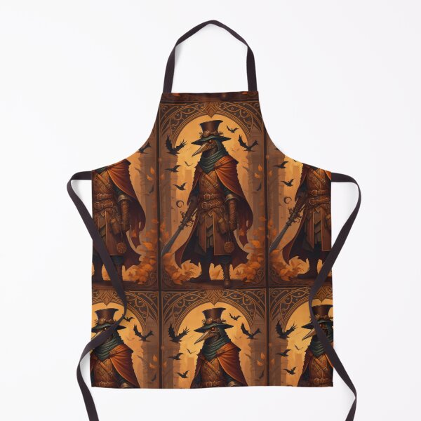Artikelvorschau, Vintage Pestdoktor SCP-049 Halloween Illustration Steampunk Druckmuster Goth entworfen und verkauft von CoffeeIsATrip.