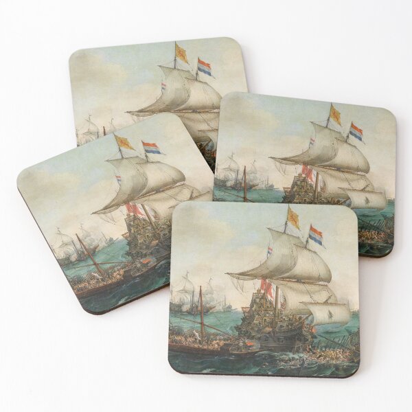 Item preview, Dutch Naval Victory 1602: Vroom's Iconic Battle Depiction designed and sold by TheSoulOfArt.