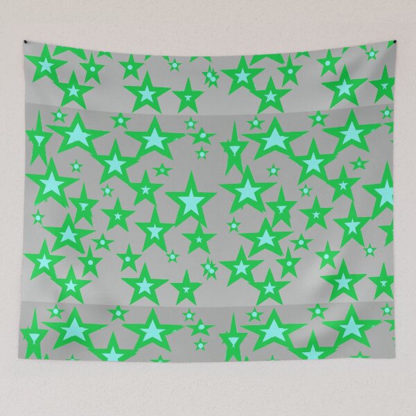 Item preview, Lots of Stars Green designed and sold by DesignsByMuriel.