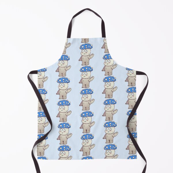 Item preview, dark blue mushroom friend designed and sold by Ace Scribbles.
