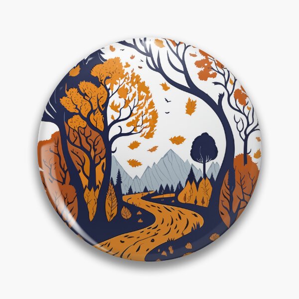 Item preview, Autumn landscape with mountains designed and sold by Garrulus glandarius.