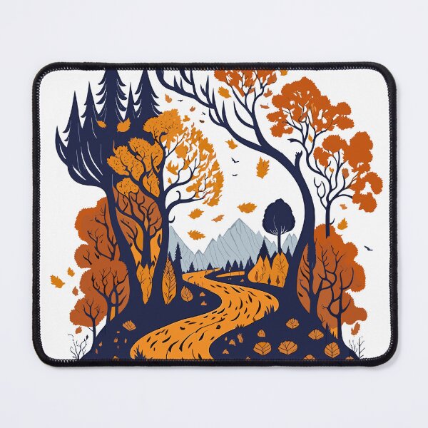 Item preview, Autumn landscape with mountains designed and sold by Garrulus glandarius.