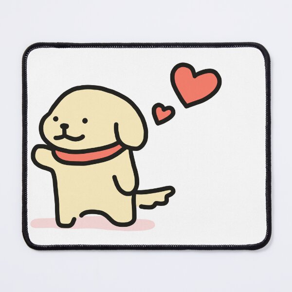 Item preview, Cute Line Puppies Couple - Maltese & Golden Retriever - I Love You designed and sold by sleepycharis.