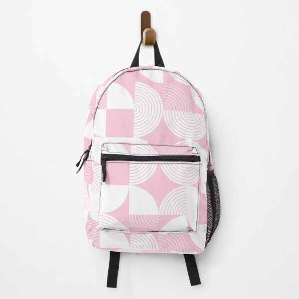 Item preview, bauhaus abstract circles pink designed and sold by seredovandesign.