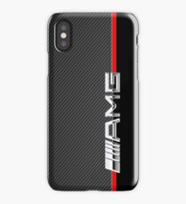 mercedes benz amg logo carbon iPhone Case