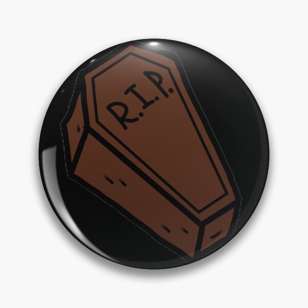 Item preview, Halloween R.I.P Simple Coffin Clipart designed and sold by SadPurpleSquare.