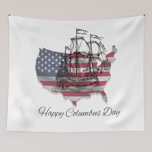 Item preview, Happy Columbus Day designed and sold by Drop and wear.