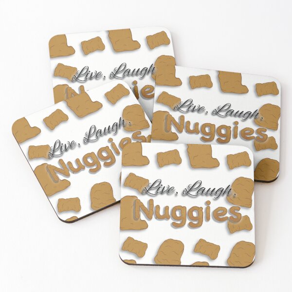 Item preview, Live, laugh, nuggies designed and sold by CaspaMoon.