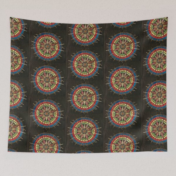 Item preview, Colorful north star geometric boho pattern designed and sold by Earth Nature Creations.