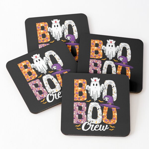 Item preview, Boo Boo Crew Nurse Halloween Ghost designed and sold by NessiCreates.