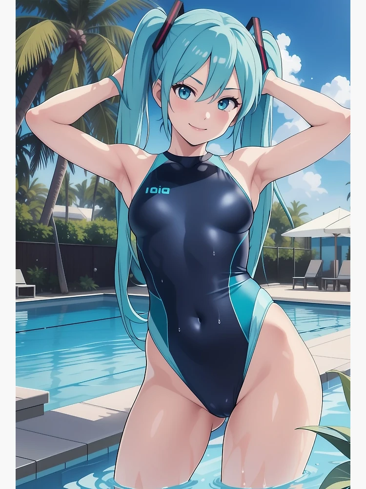 hatsune miku swim suit