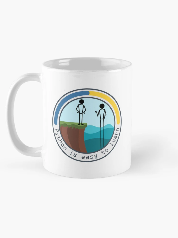 Thumbnail 5 of 6, Coffee Mug, Python is easy to learn designed and sold by Reesh-Store.