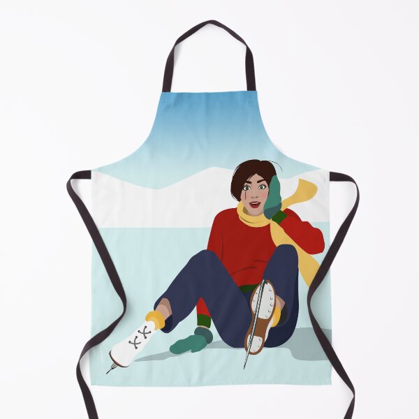 Item preview, Ice Skating Girl Funny Vintage Style designed and sold by Bimbombam.