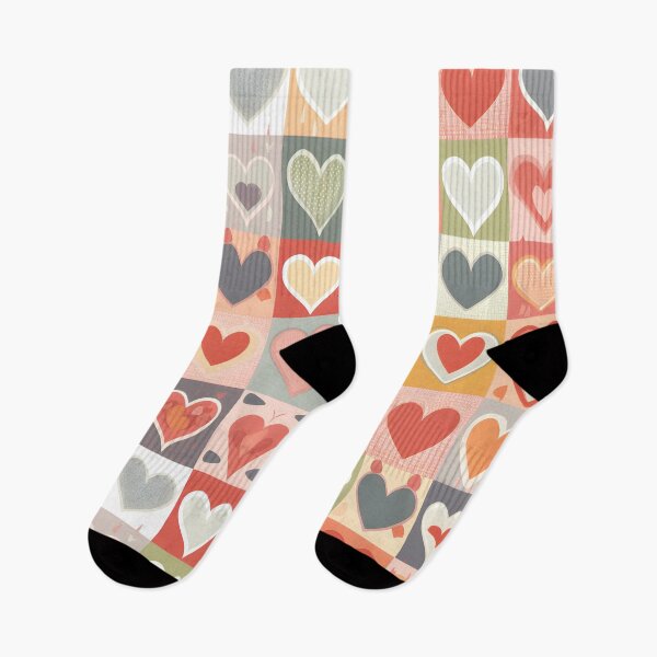 Item preview, Hearts in Squares: Love's Geometric designed and sold by SweetRepeat.