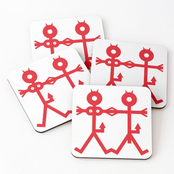 Item preview, Two Red Devils Icon 2006 designed and sold by ThisisnotmeArt.