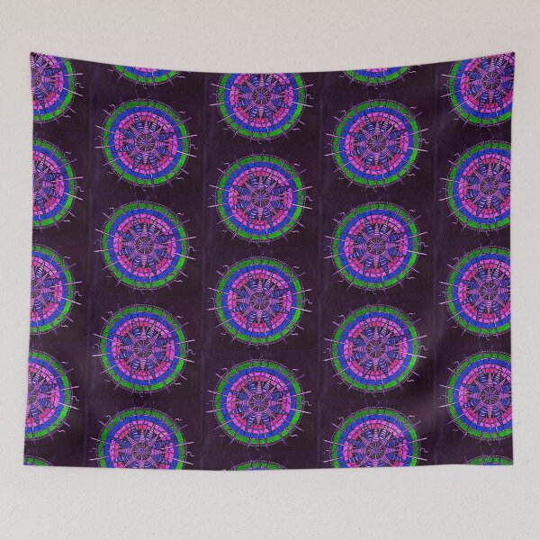 Item preview, Purple north star geometric boho pattern designed and sold by Earth Nature Creations.