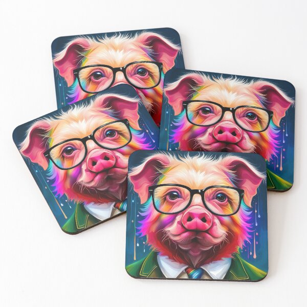 Item preview, Swine Spectacles: A Splash of Liquid Art designed and sold by Posivibez Designs.
