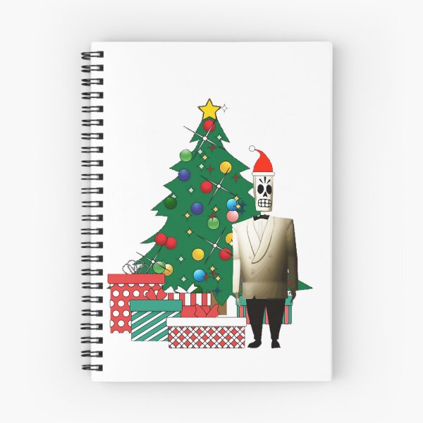Item preview, Manny Calavera Around The Christmas Tree designed and sold by HarrisonAirPo.