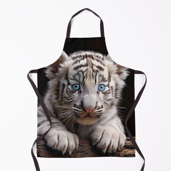 Item preview, exotic baby white tiger cub print designed and sold by dcrc.
