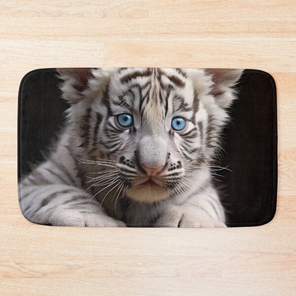 Item preview, exotic baby white tiger cub print designed and sold by dcrc.
