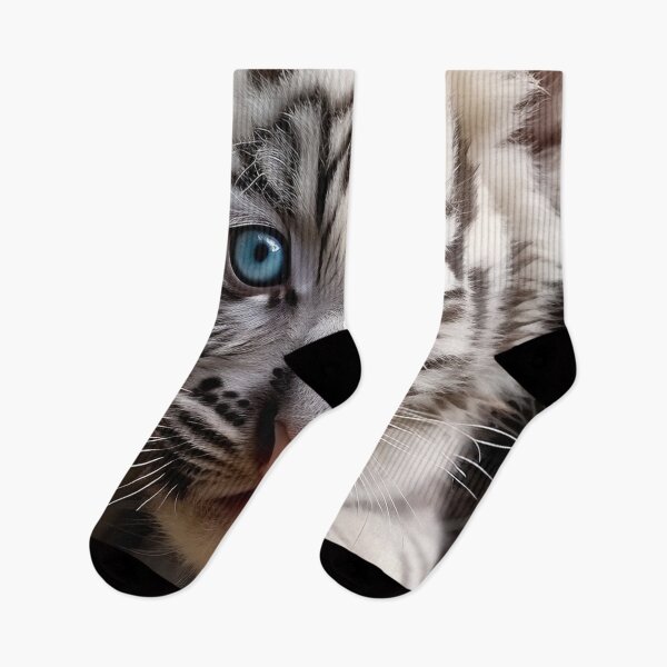 Item preview, exotic baby white tiger cub print designed and sold by dcrc.