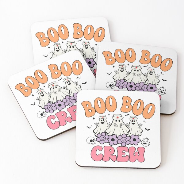 Item preview, Boo Boo Crew Halloween Nurse Ghosts designed and sold by NessiCreates.