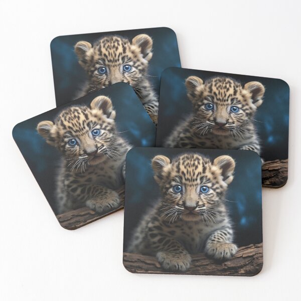 Item preview, exotic baby leopard cub print designed and sold by dcrc.
