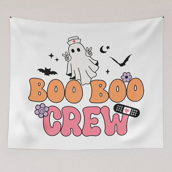 Item preview, Boo Boo Crew Halloween Nurse Spooky Ghost designed and sold by NessiCreates.