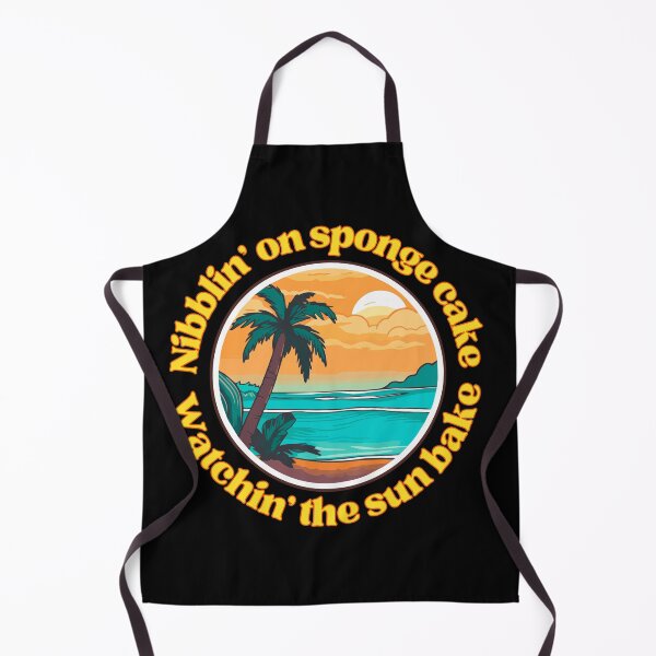 Item preview, Nibblin' on sponge cake sunset beach design  designed and sold by Harsh  Katariya.