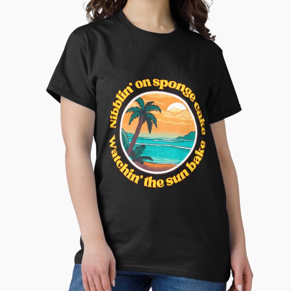 Item preview, Nibblin' on sponge cake sunset beach design  designed and sold by Harsh  Katariya.