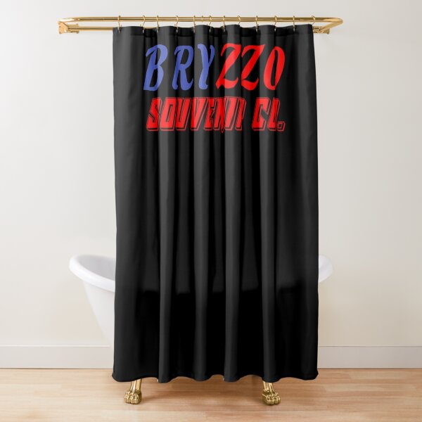 Sports Shower Curtain Set Baseball Inspirational Quote Retro